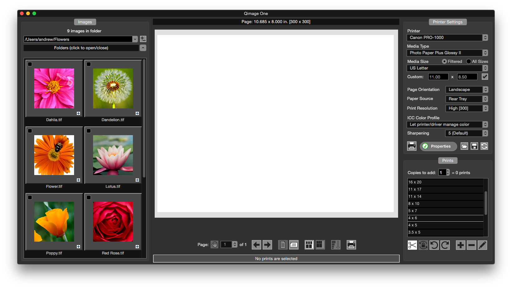 Qimage One macOS Help Binartem